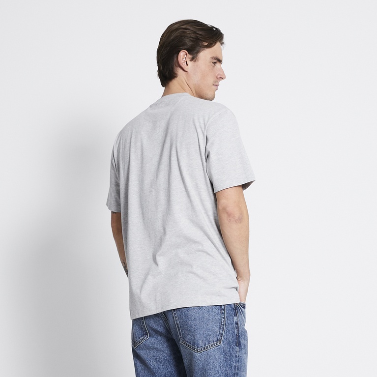 Printed tee "West" Grey Melange 2